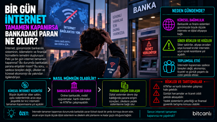 Bir Gün İnternet Tamamen Kapanırsa Bankadaki Paran Ne Olur?